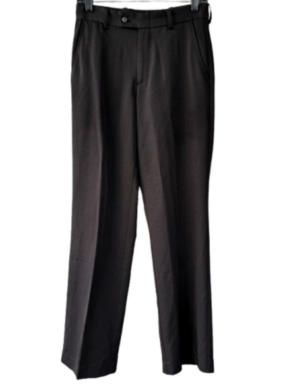 Cintas flat front straight leg trouser pants black men's size 28